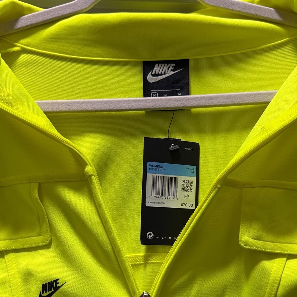 Nike Women's Vibrant Yellow Bomber Jacket